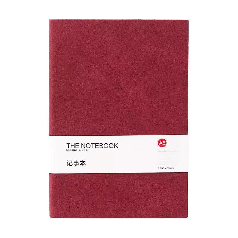 A5 A6 Leather Notebook Journal Notepad Diary Lined Pages School Office