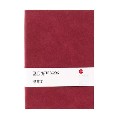 A5 A6 Leather Notebook Journal Notepad Diary Lined Pages School Office