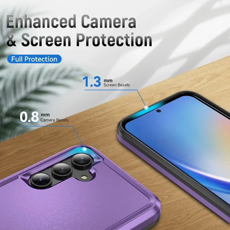 Shockproof Armour Phone Case for Samsung Galaxy A05S A14 A54 A35 A32 A52