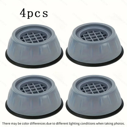 4PCS Vibration Feet Pads for Washing Machine & Fridge - Anti-Slip Dampers