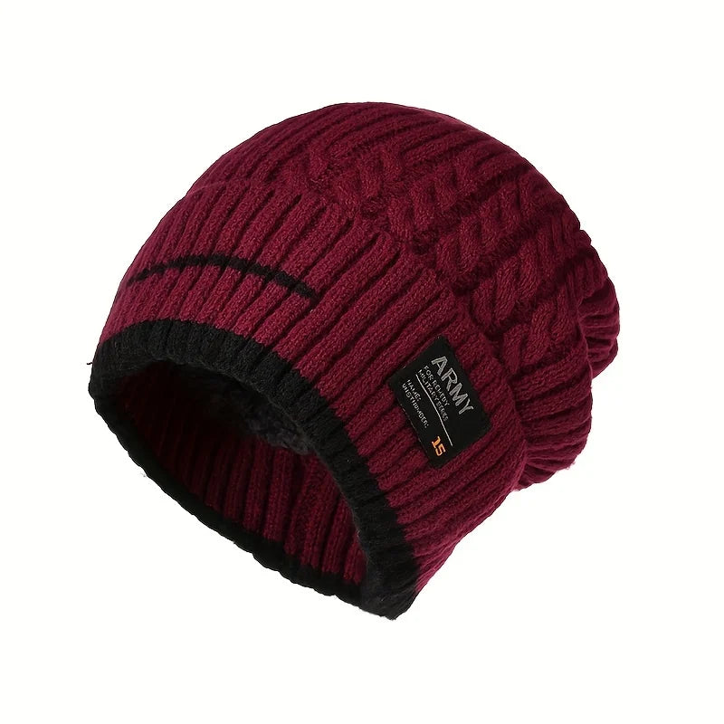 Winter Beanie Hat Knitted Warm Cap Unisex Men Women Bonnet 2023
