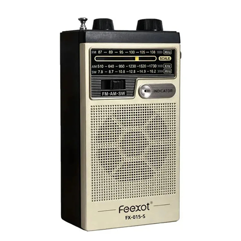 FM AM Solar Hand Crank Emergency Radio with LED Torch 3.5mm Jack