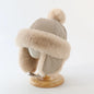Baby Ear Protection Hat Winter Warm Wool Cute Thickened Bear Cap