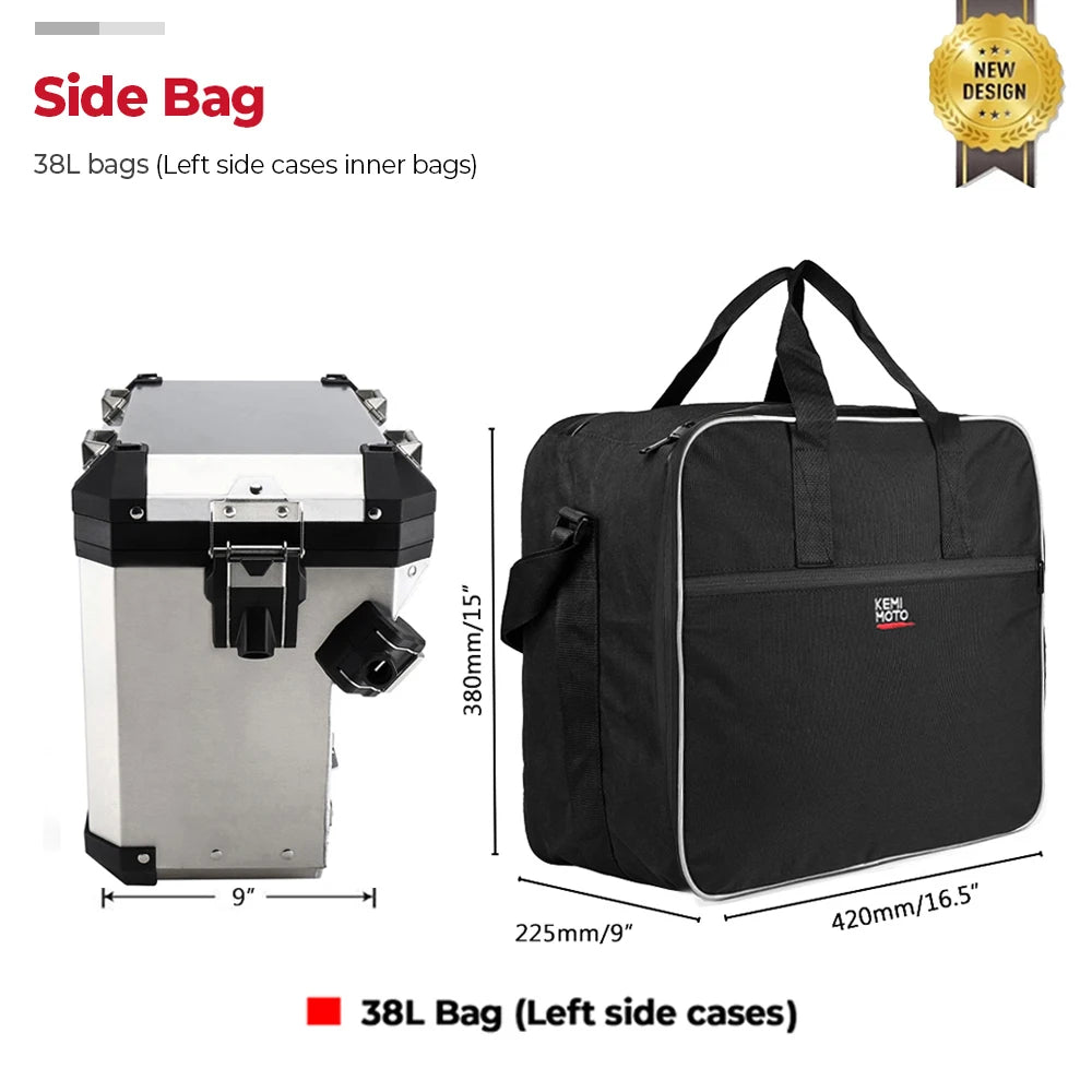 R1200GS R1250GS LC ADV Motorcycle Bag Saddle Inner Bags PVC luggage bags For BMW R1200GS LC Adv  R1200 GS F800GS Adventure ADV-EXPROTAS