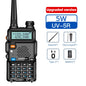 2PCS Baofeng Walkie Talkie UV-5R Dual Band Long Range 2200mAh Radio
