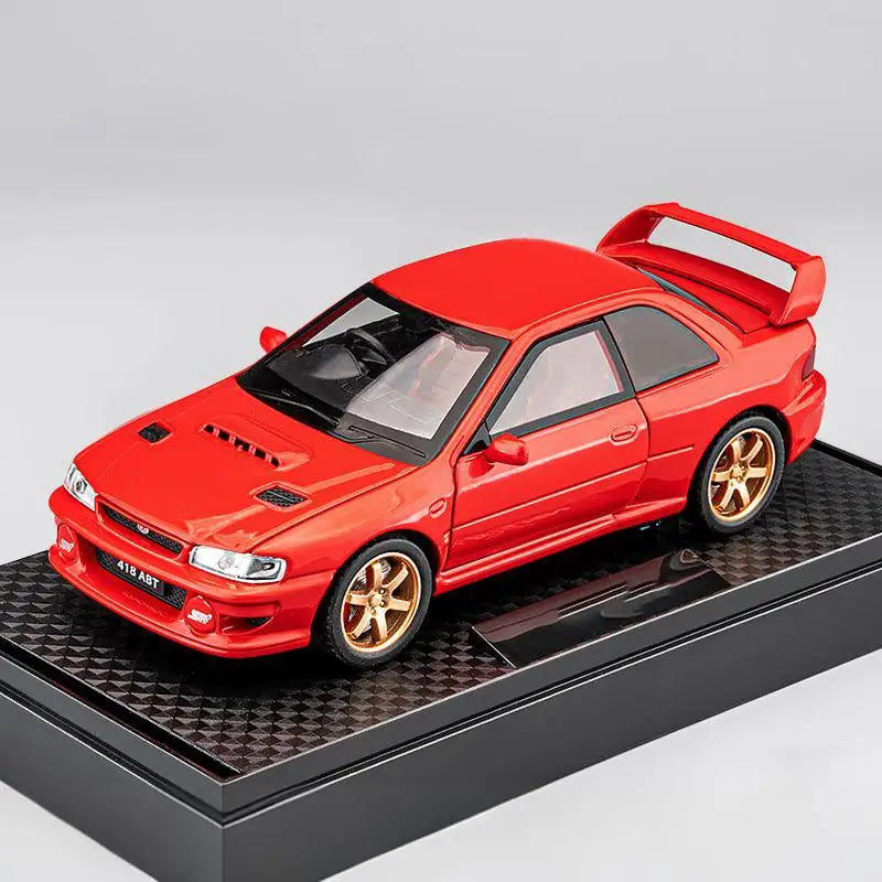 JDM 1/32 Impreza WRX STI Supercar Diecast Model Alloy Metal Car Classic Love Collection Hobby Birthday Gifts With Friend Trendy