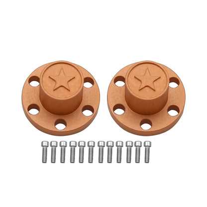 1/10 RC Crawler Metal Wheel Center Dust Caps 6-Hole for 1.9" & 2.2" Wheels - EXPROTAS