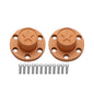 1/10 RC Crawler Metal Wheel Center Dust Caps 6-Hole for 1.9" & 2.2" Wheels - EXPROTAS