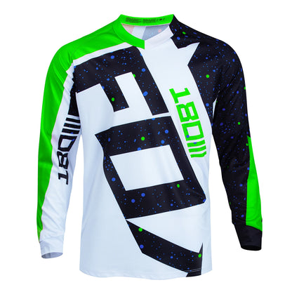 Long Sleeve Motocross Jersey Men Racing Shirt Quick Dry MTB 2024