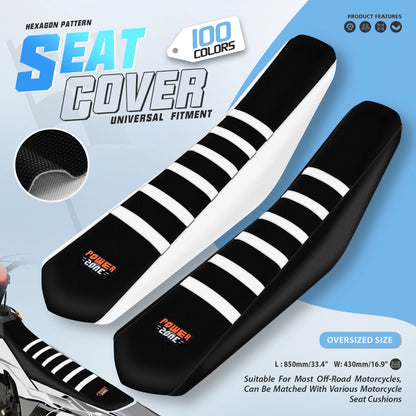 Ribbed Motorcycle Seat Cover Soft Waterproof Anti-Slip for SXF EXC Universal
