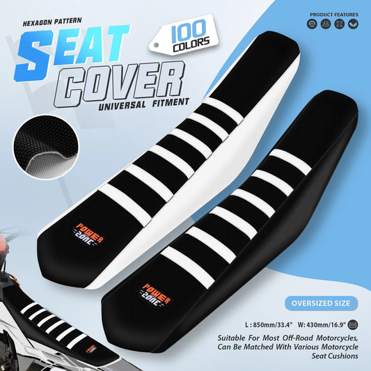 Ribbed Motorcycle Seat Cover Soft Waterproof Anti-Slip for SXF EXC Universal
