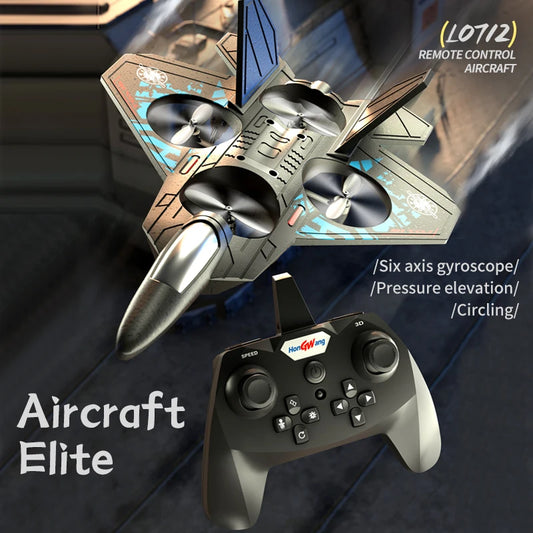 L0712 RC Plane 2.4G Remote Control Aircraft Gravity Sensing Aircraft Glider with Light EPP Foam Fighters for Boys Children-EXPROTAS