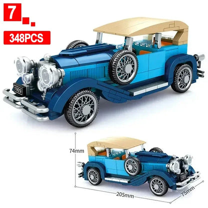 Car Series Building Blocks Model Sets Sports Racing Speed Champion DIY Educational Bricks Toys Boys Kids Adult Christmas Gifts-EXPROTAS