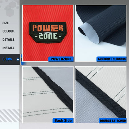 Soft Waterproof Ribbed Gripper Seat Cover for SXF EXC KXF CRF by Powerzone
