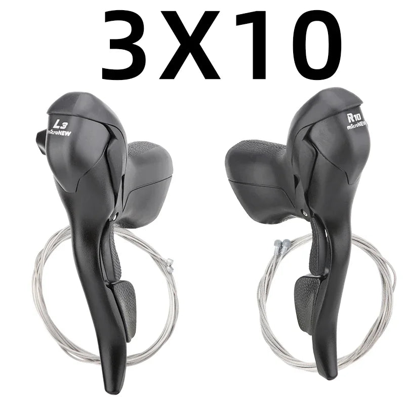MicroNEW Road Bike Shifter Brake Lever 2x7–10 3x7–10 Speed Shimano - EXPROTAS
