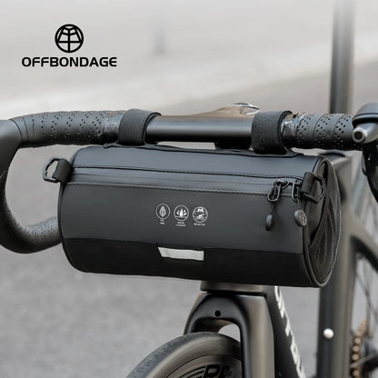 Offbondage Front Bag Reflective Bike Frame Cycling Pannier Waterproof 2.7L