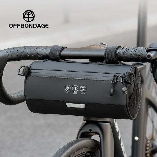 Offbondage Front Bag Reflective Bike Frame Cycling Pannier Waterproof 2.7L