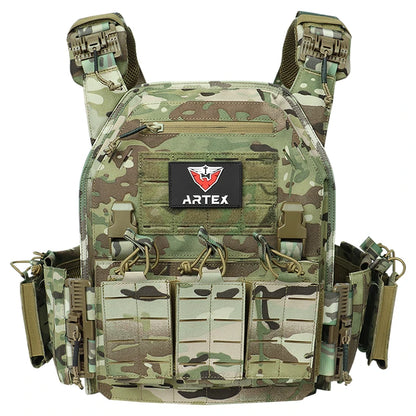 Ranger Green Carrier Vest Quick Release Molle Tactical Security Plate