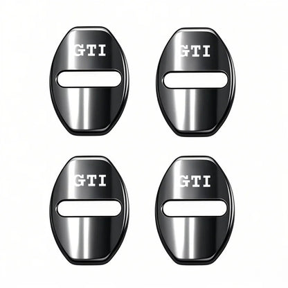 4Pcs Car Door Lock Cover Protective Buckle Sticker for VW Golf MK6