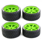 4Pcs Tire Tyre 17mm Wheel Hex For ARRMA1/7 Firebird FELONY FSR Flying God Mustang GT Flat Running Da DA GT Tire Racing Highway