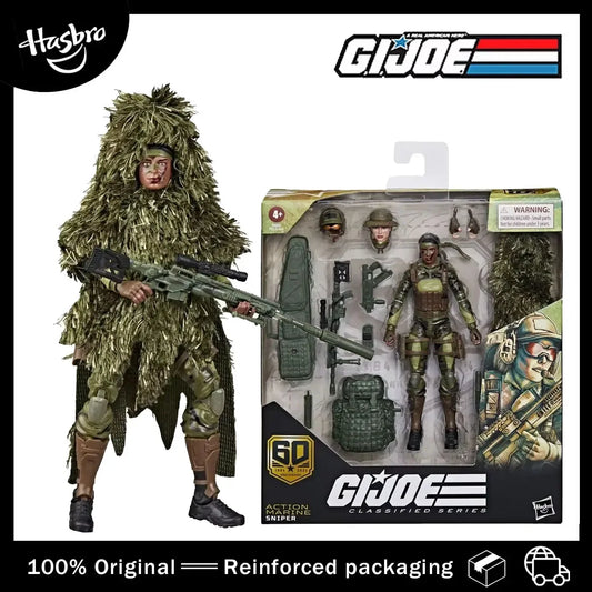 Original Hasbro G.I. Joe Marine-Sniper Action Figure Model Toy