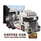 MOC Truck Head Container Trailer Building Blocks City Shipping Vehicle Toy Set