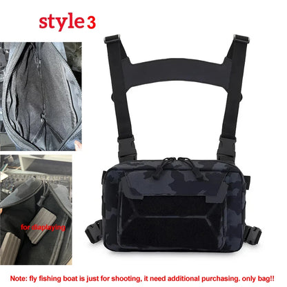 Fishing Chest Bag Men Lightweight Tactical Multi-function Hiking Pack