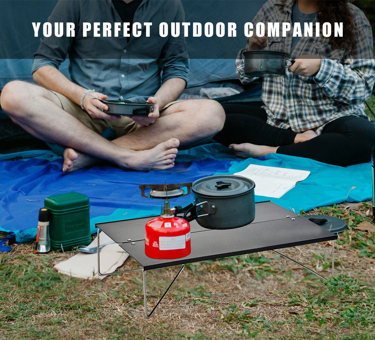 Mini Camping Table Ultralight Aluminum Folding Portable Outdoor Picnic