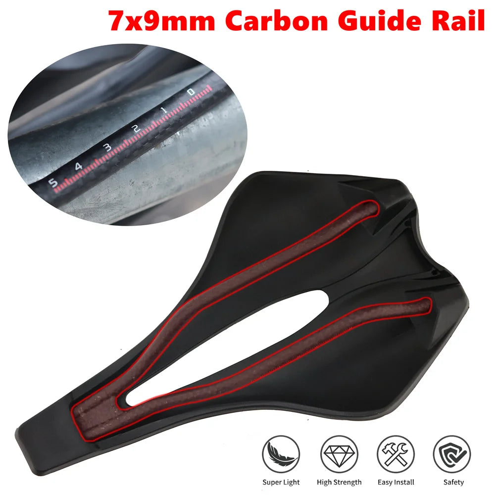 KOCEVLO Dimension 143 Carbon Saddle Ultralight 120g Bike Racing Seat Cushion