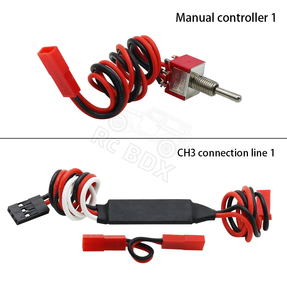 RC Metal Double-Motor Automatic Winch for 1/10 Crawler Axial SCX10 TRX4 D110 CC01 RGT - EXPROTAS