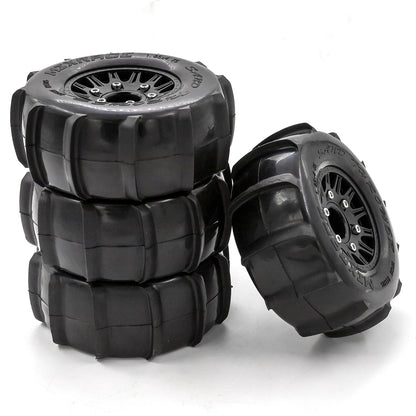 4pcs, 2.2/3.0, Sling Shot, sand snow tires, 1/10, short course truck, Slash