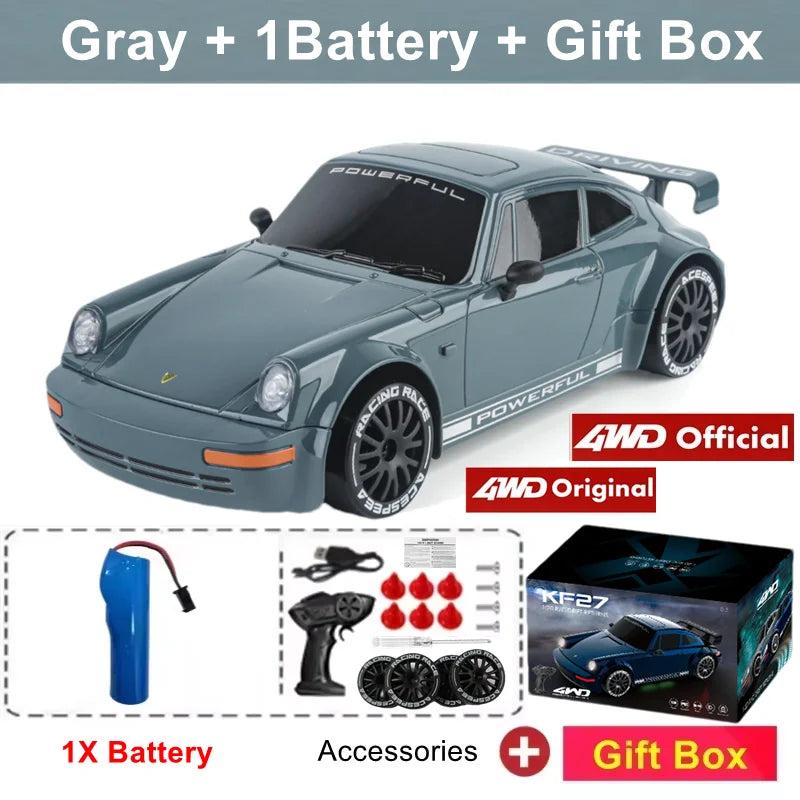 4WD Drift Car Remote Control RC Racing Truck 4x4 GTRPRO Toy for Kids Adults