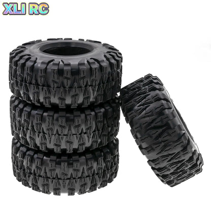 4Pcs Rubber Tire 2.2" for 1/10 RC Crawler Axial SCX10 TRX4 Wheels