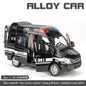 1:32 Mini Alloy Car Diecast Ambulance Fire-Truck Policecar Model Sound And Light Vehicle Simulation Collection Gifts Toys Boys-EXPROTAS