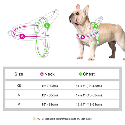 Padded Dog Harness Vest Adjustable Reflective No Pull Soft Puppy Pet
