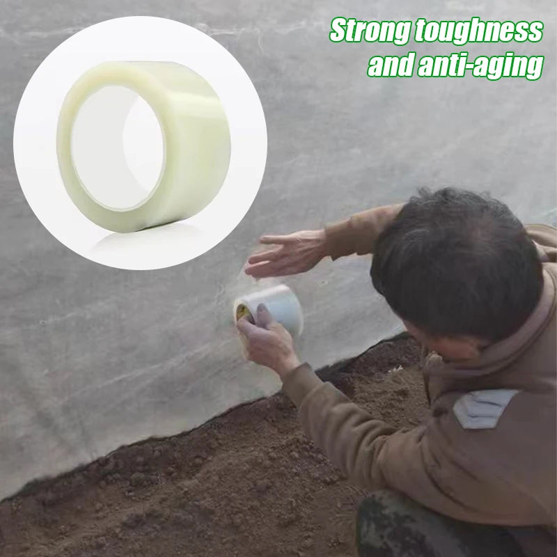 10M Film Repair Tape Transparent PVC Adhesive for Greenhouse Farming
