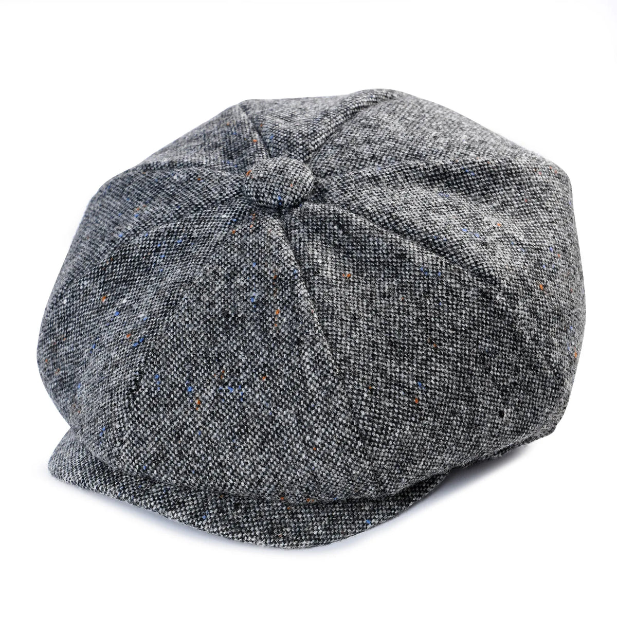 Baker Boy Cap Wool Blend Herringbone Newsboy Hat for Men Women