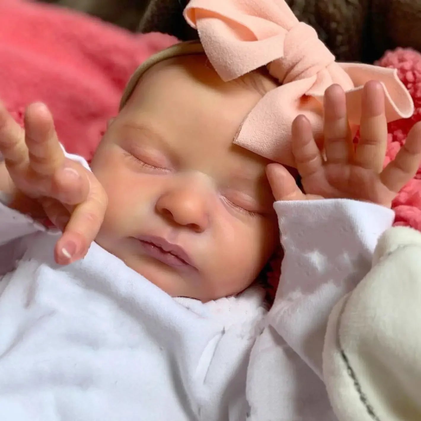 BZDOLL Realistic 50cm Soft Silicone Asleep Cute Reborn Baby Doll With 3D-painting Skin, Alive 20inch Newborn Bebe Birthday Gift-EXPROTAS