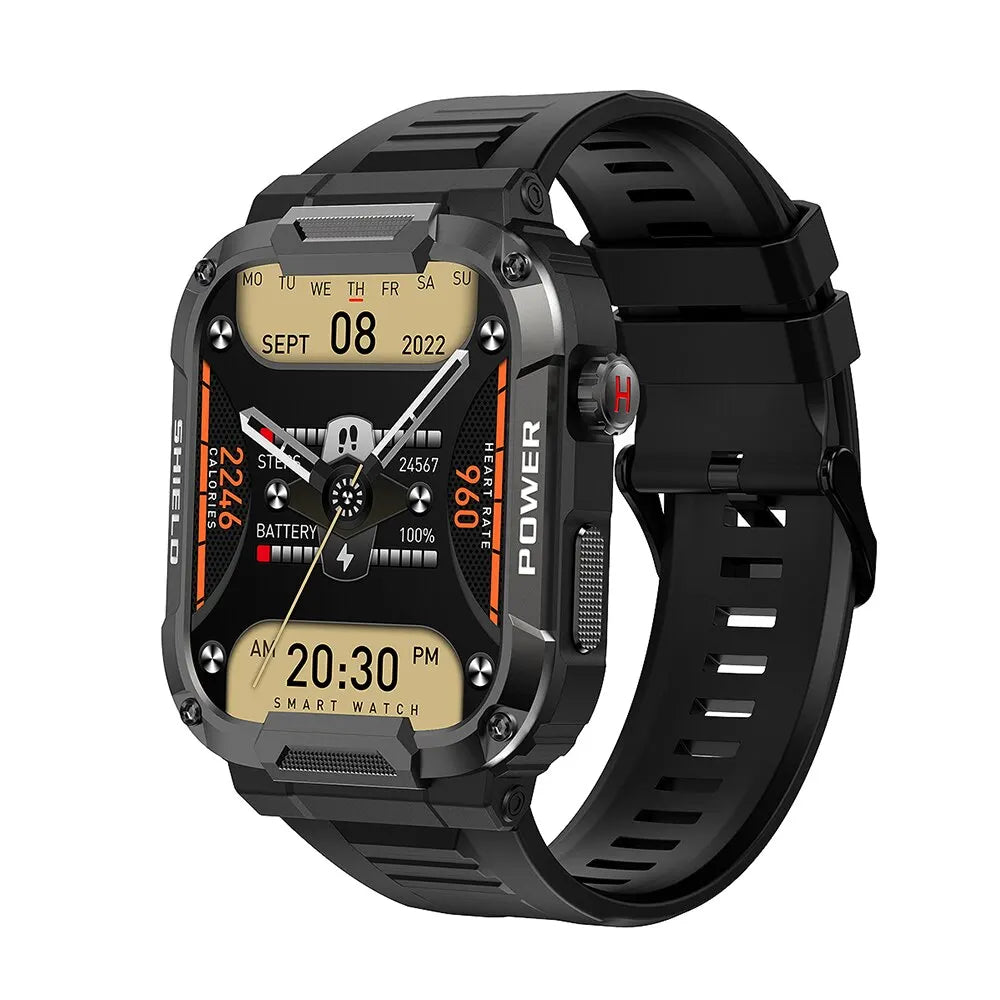MEVADEN 1.85 Outdoor Military Smart Watch Men Bluetooth Call Smartwatch For Android IOS IP68 Waterproof Sports Fitness Watches-EXPROTAS