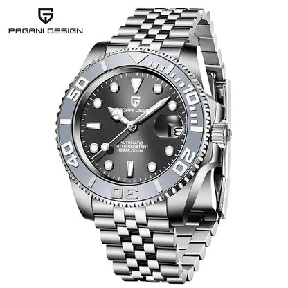 PAGANI Design Men’s Automatic Watch Sapphire Stainless Steel Waterproof Luxury Sport