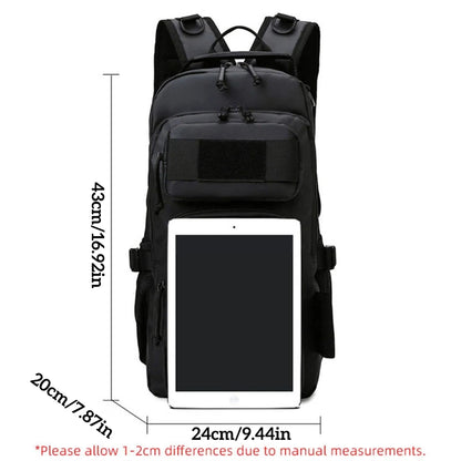 Waterproof Fishing Lure Bag Molle System Men's Multi-functional Outdoor Travel Hiking Camping Shoulder Backpack