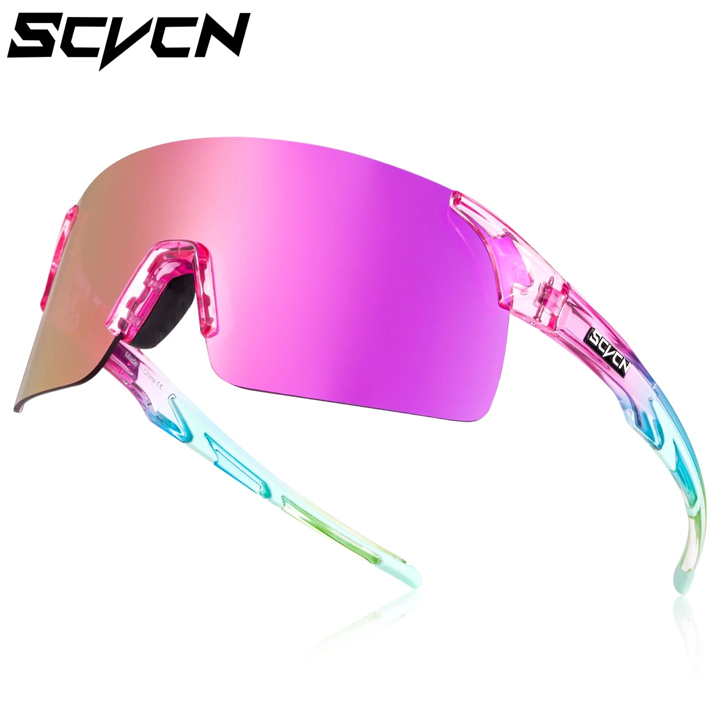 SCVCN Photochromic Cycling Sunglasses MTB Bike Glasses for Men & Women
