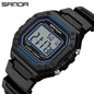 SANDA 2156 Fashion Mens Watch Military Water Resistant Sport Watches Army Big Dial Led Digital Wristwatches Stopwatches For Male-EXPROTAS