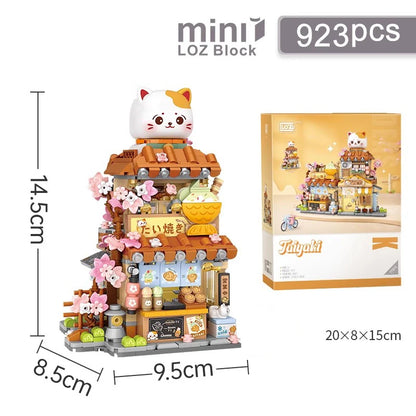 Cute Flower Building Blocks DIY Assembly Model Creative Construction Toy Gift