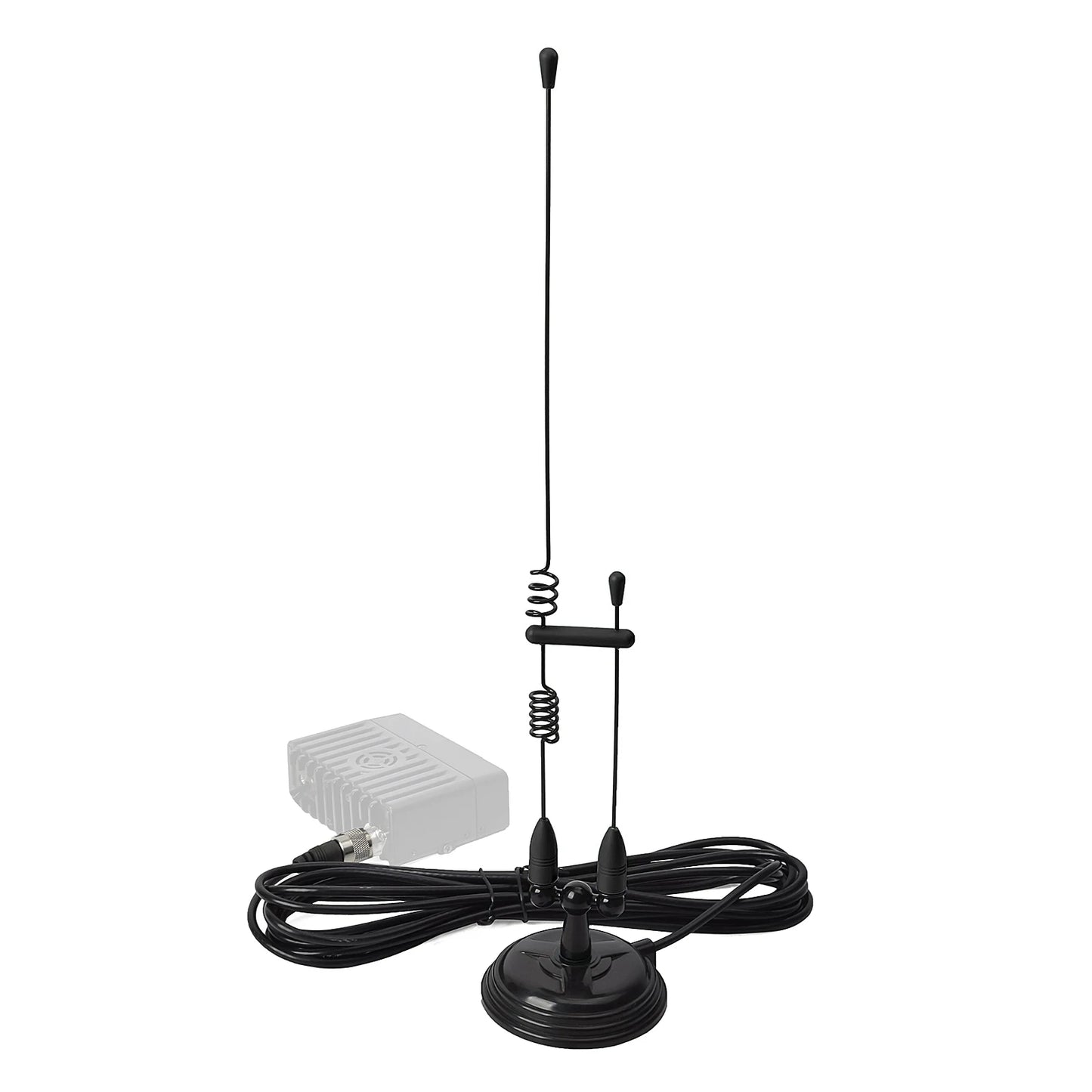 Dual Band Magnetic Antenna | 2m VHF/UHF Base Whip with RG58 Coax & Mount 13ft