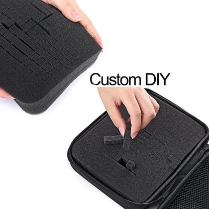 DIY Foam Hard Carry Case Storage Box Travel Zipper Bag Tool Accessories Camera
