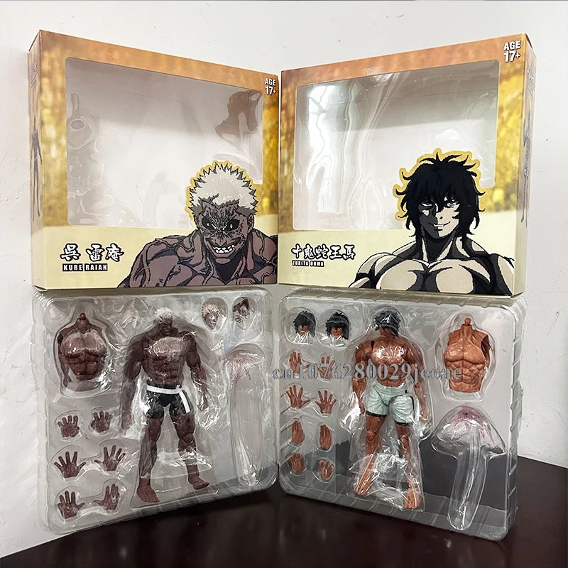 18cm Kengan Ashura Tokita Ohma Kure Raian PVC Movable Action Figure Toy