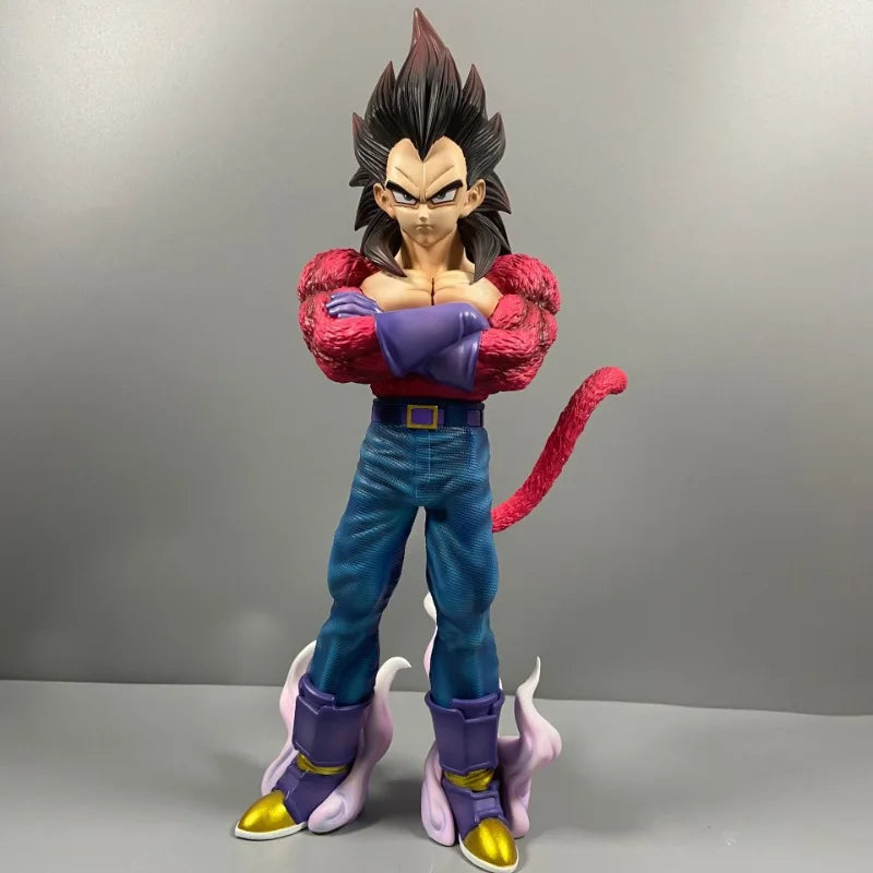 29cm Dragon Ball GT SSJ4 Goku Vegeta Figure PVC Anime Action Model Toy
