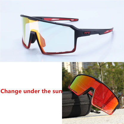 NRC Cycling Sunglasses TR90 Sports Bicycle Glasses MTB Fishing Riding Eyewear