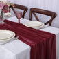 Chiffon Table Runner Wedding Event Decor Various Colours Home Runners